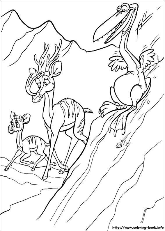 Ice Age coloring picture